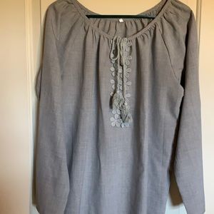 New without tags Women’s grey blouse